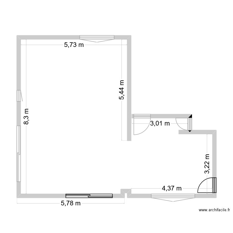 Cuisine. Plan de 0 pièce et 0 m2
