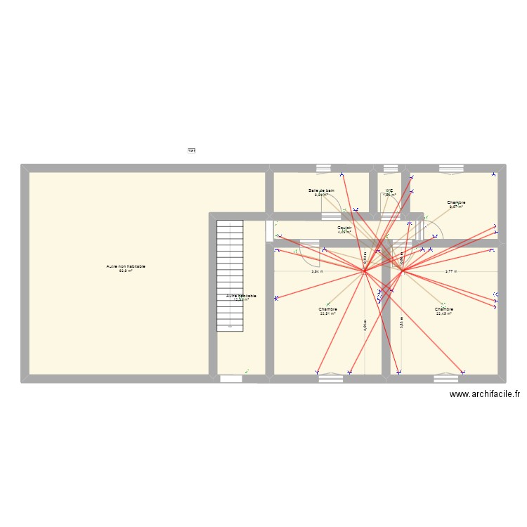 ste foy 1er métrage edf. Plan de 8 pièces et 142 m2
