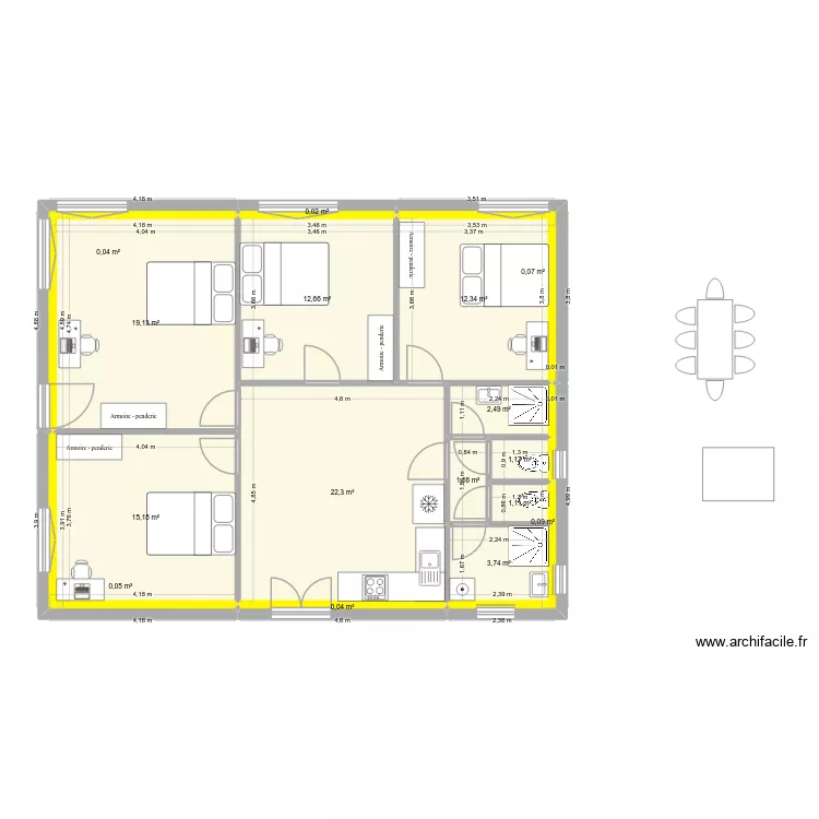 plan_v1. Plan de 16 et 92 m² plan_v1. Plan de 16 et 92 m²