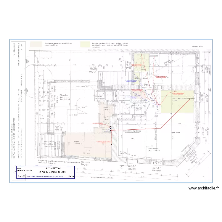 PLAN EF/EC ETAGE 1. Plan de 