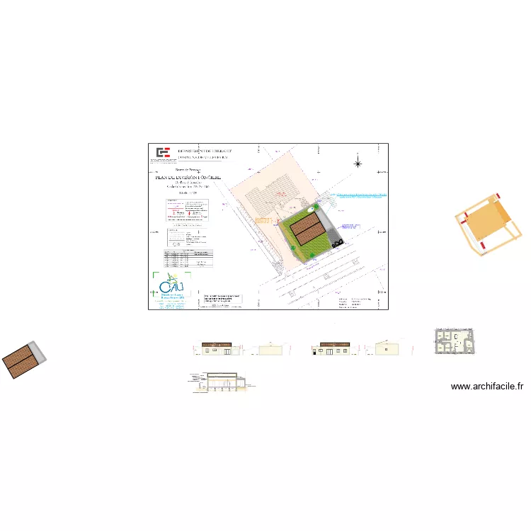 maison Villeveyrac 4. Plan de 10 pièces et 178 m²