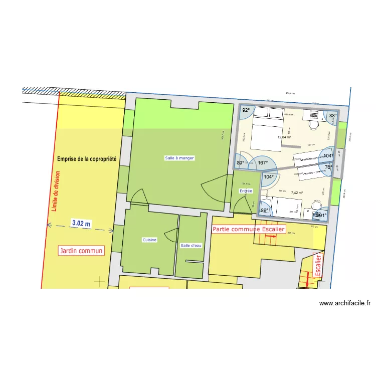 18gribo_interieur. Plan de 2 et 19 m² 18gribo_interieur. Plan de 2 et 19 m²