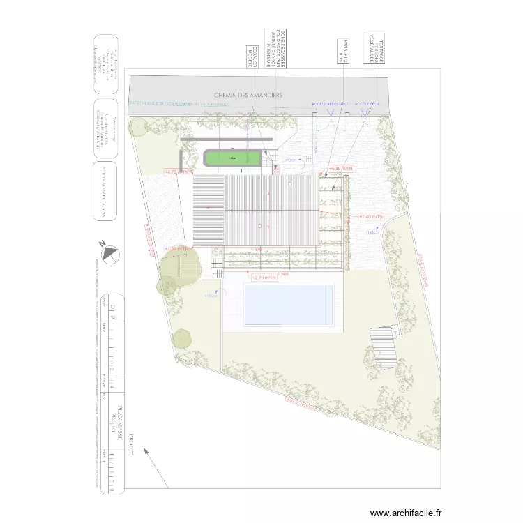 2 Ch Amandiers Rampe et Jardiniere. Plan de 1 Pièce et 12 m² 2 Ch Amandiers Rampe et Jardiniere. Plan de 1 Pièce et 12 m²