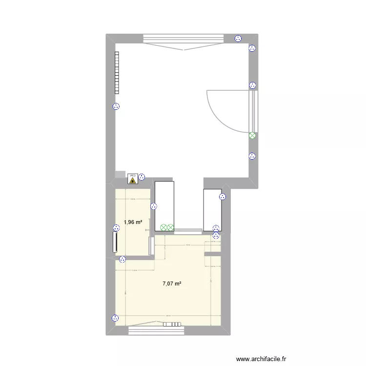 APPART. Plan de 2 et 9 m² APPART. Plan de 2 et 9 m²