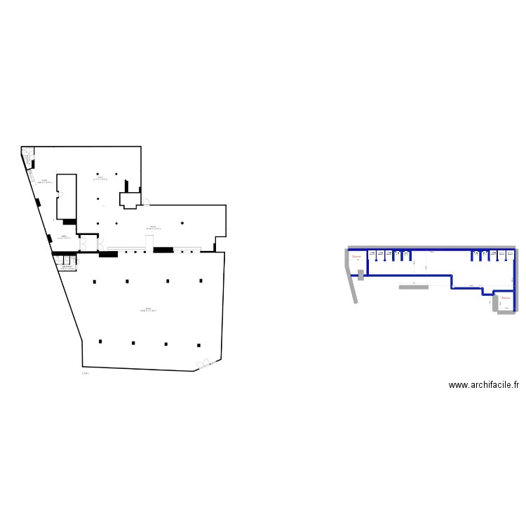 Sanitaire Odysée. Plan de 0 pièce et 0 m2