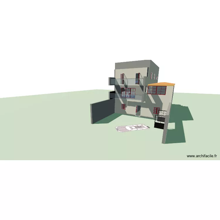 Plan_Maison_Ighzer. Plan de 25 Pièces et 386 m²