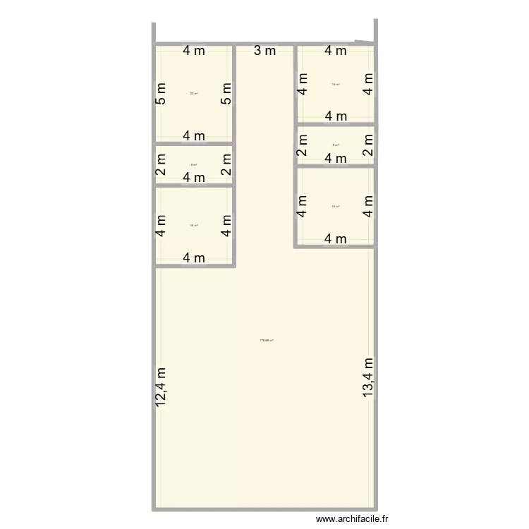 Number One. Plan de 7 Pièces et 263 m² Number One. Plan de 7 Pièces et 263 m²