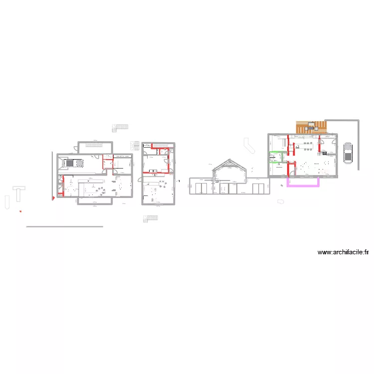 plan berismenil. Plan de 23  et 314 m²