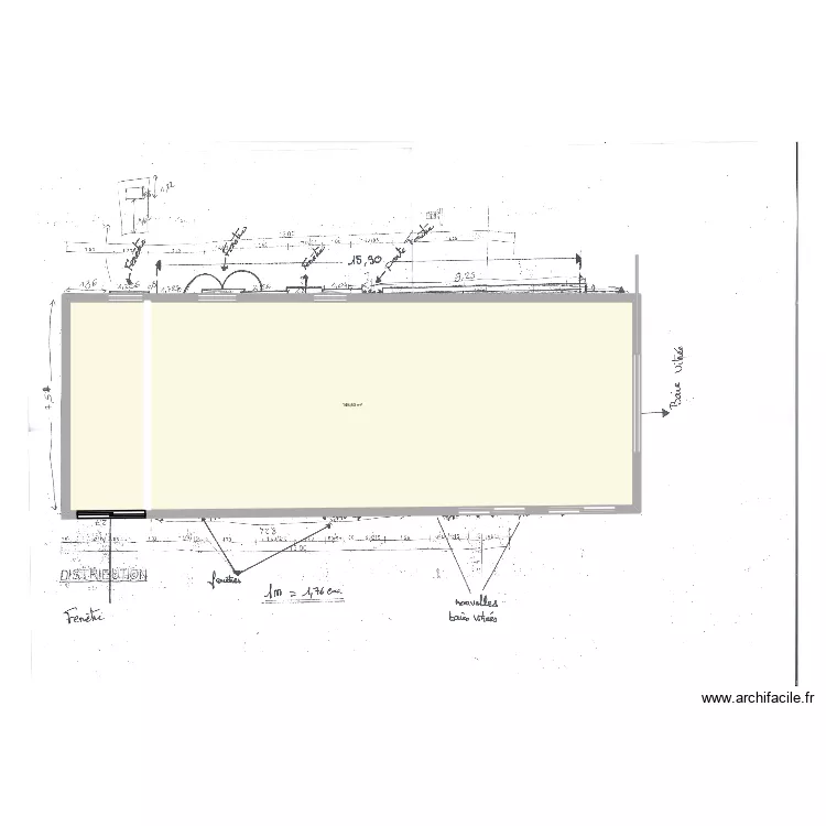 Sandrine&Jérôme. Plan de 1 et 146 m² Sandrine&Jérôme. Plan de 1 et 146 m²