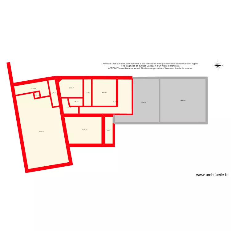 BI 35326. Plan de 34 et 347 m² BI 35326. Plan de 34 et 347 m²