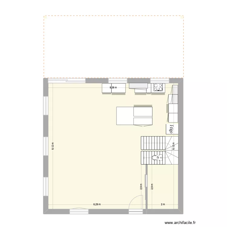 Erasme_vf_meubles. Plan de 8  et 133 m²