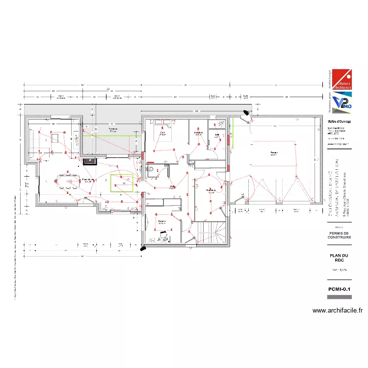 renou elec RDC. Plan de 