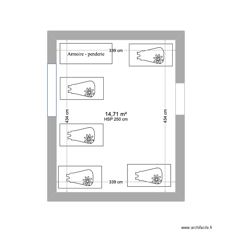 chambre bébés. Plan de 0 pièce et 0 m2