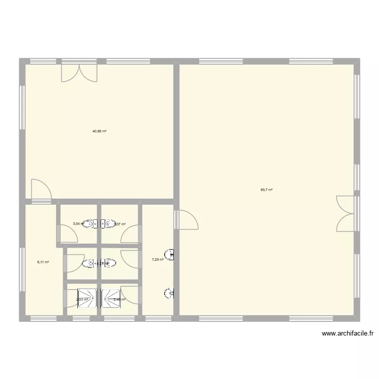 Bâtiment actuel face au service kiné Hôpital Ngozi - à aménager. Plan de 9 et 161 m² Bâtiment actuel face au service kiné Hôpital Ngozi - à aménager. Plan de 9 et 161 m²