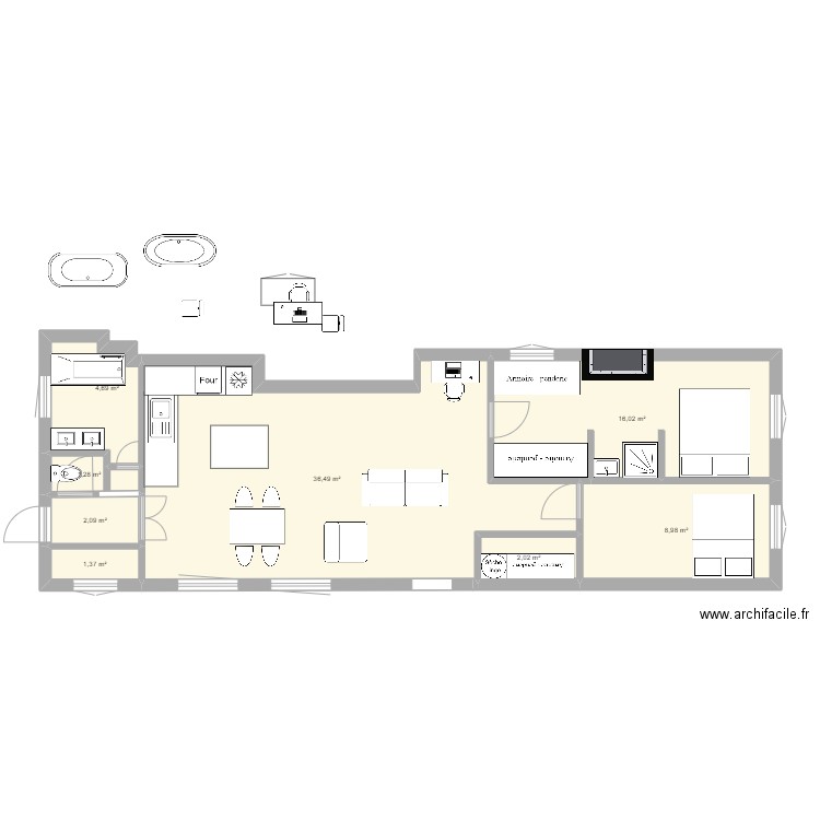 plan capucins 4. Plan de 0 pièce et 0 m2