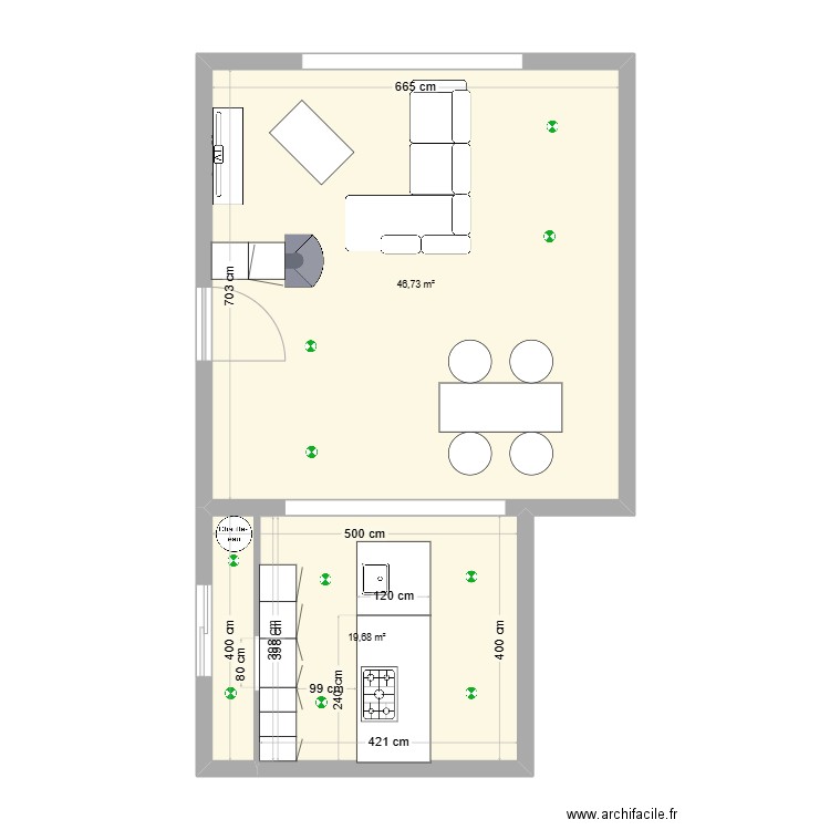 maison . Plan de 0 pièce et 0 m2