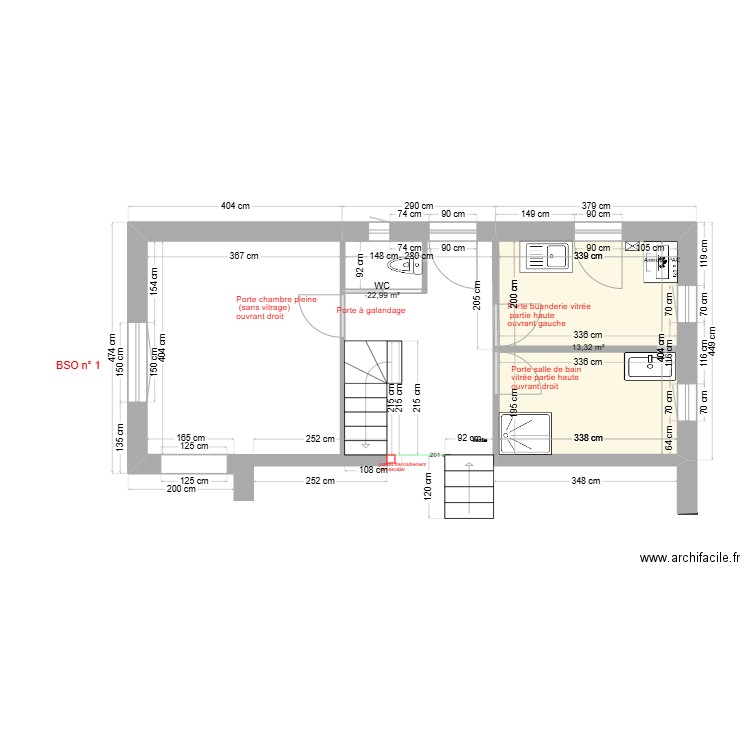 portes/MrCASSAN. Plan de 0 pièce et 0 m2