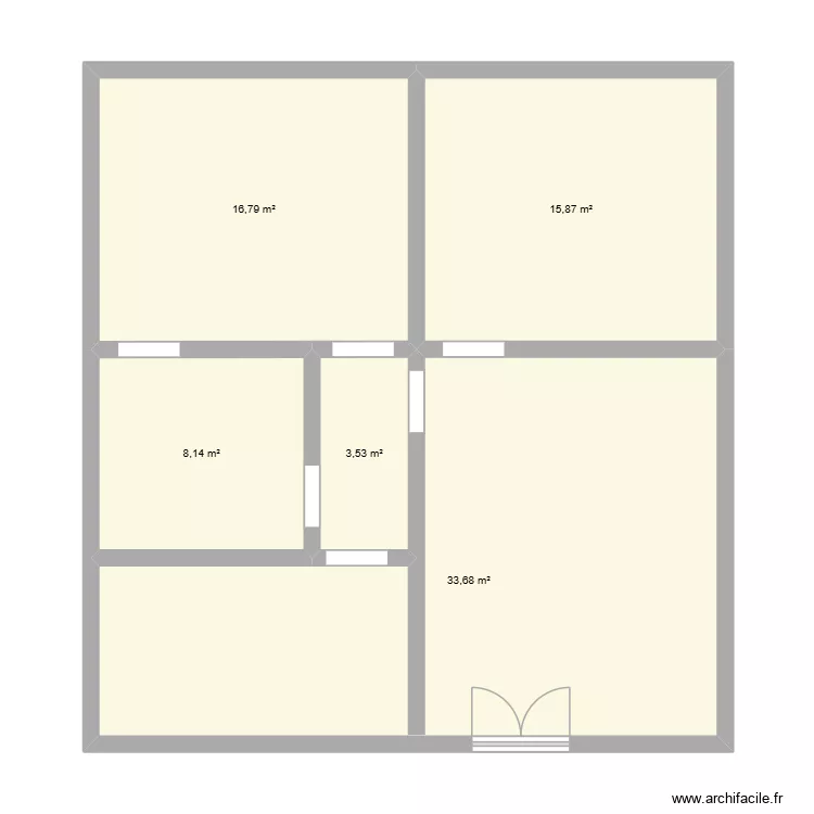 maison. Plan de 5 et 78 m² maison. Plan de 5 et 78 m²
