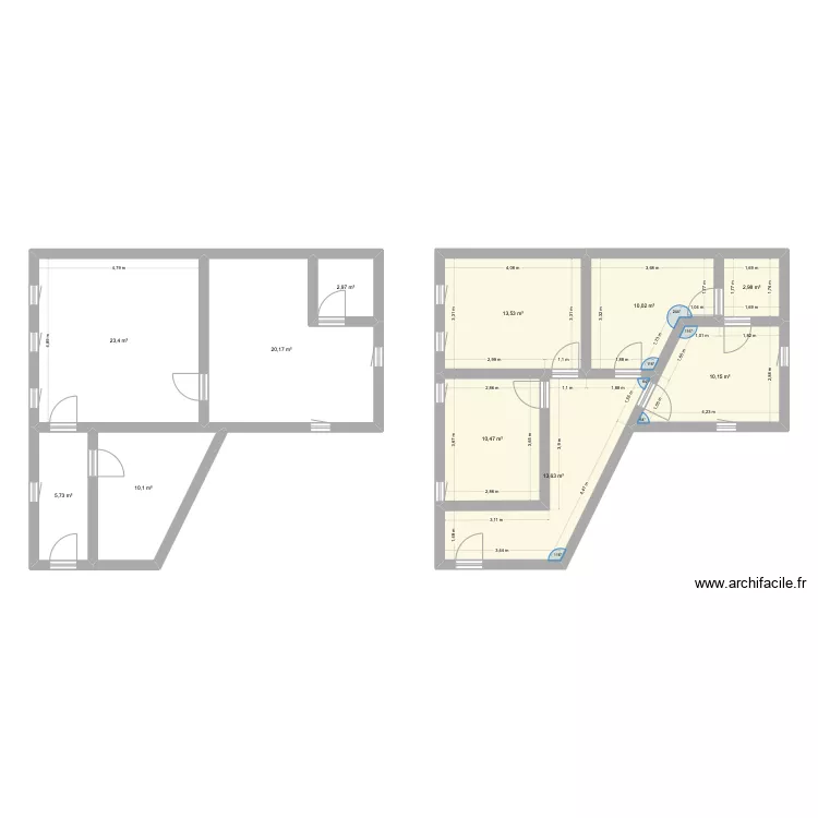 CR&Eacute;MIEU (C&Eacute;LINE). Plan de 