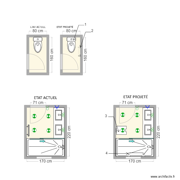 dossier CARIOU. Plan de 0 pièce et 0 m2