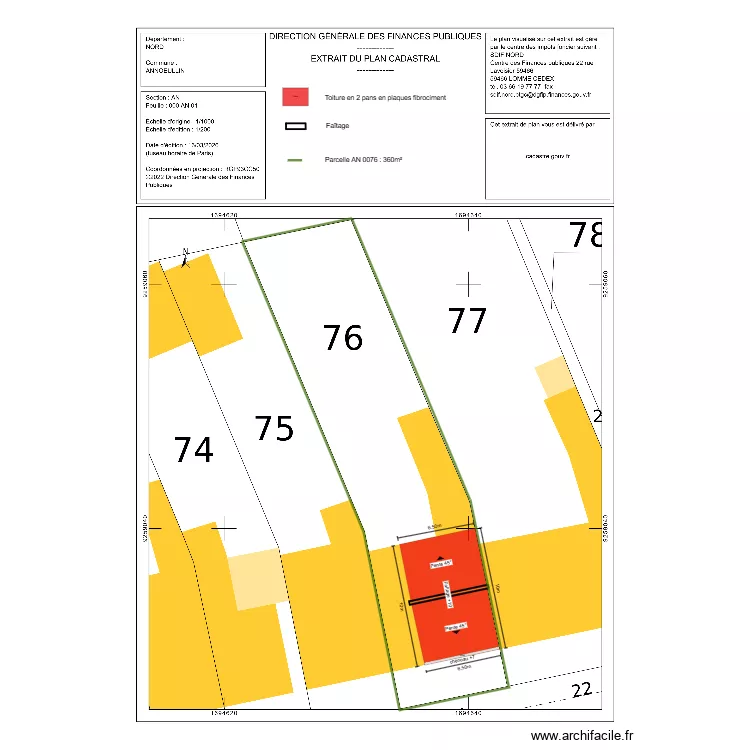 dp02 BON TOITURE. Plan de 