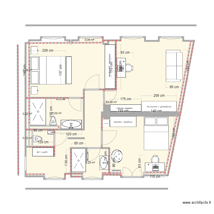 Montreuil 3eme. Plan de 0 pièce et 0 m2