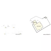 Plan de masse projet Paris Moquillon Raon l'Etape tourn&eacute;