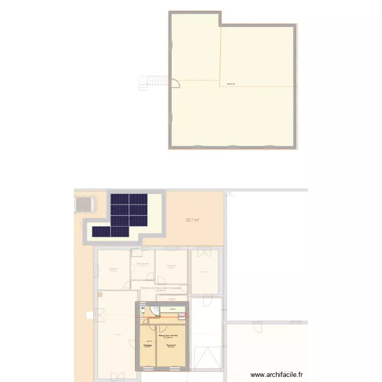 plan 03 - surface arable. Plan de 22 Pièces et 523 m² plan 03 - surface arable. Plan de 22 Pièces et 523 m²