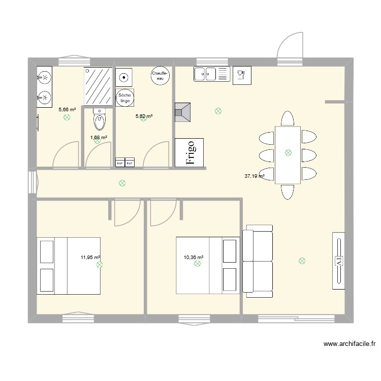 maison st hilaire. Plan de 0 pièce et 0 m2