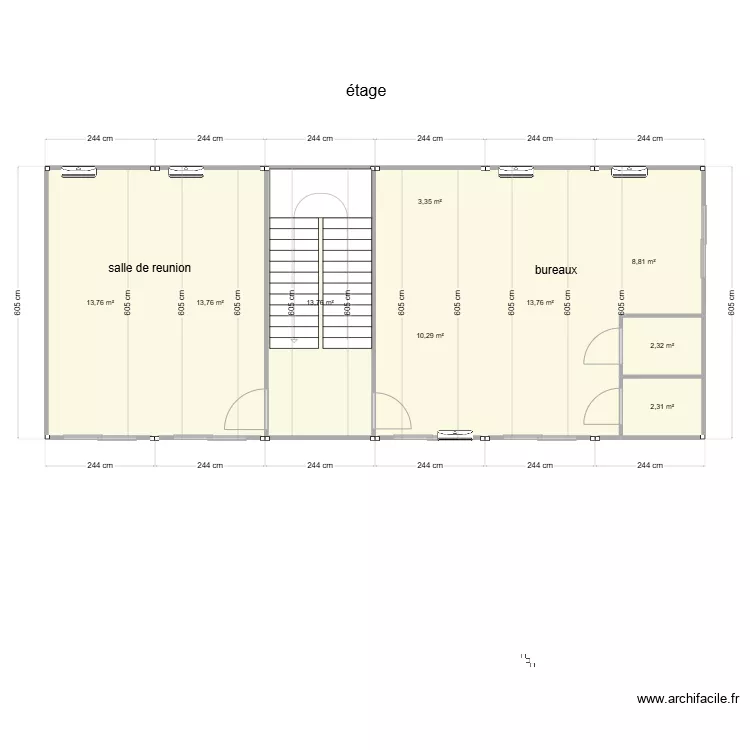 UROMEMS etage 2. Plan de 
