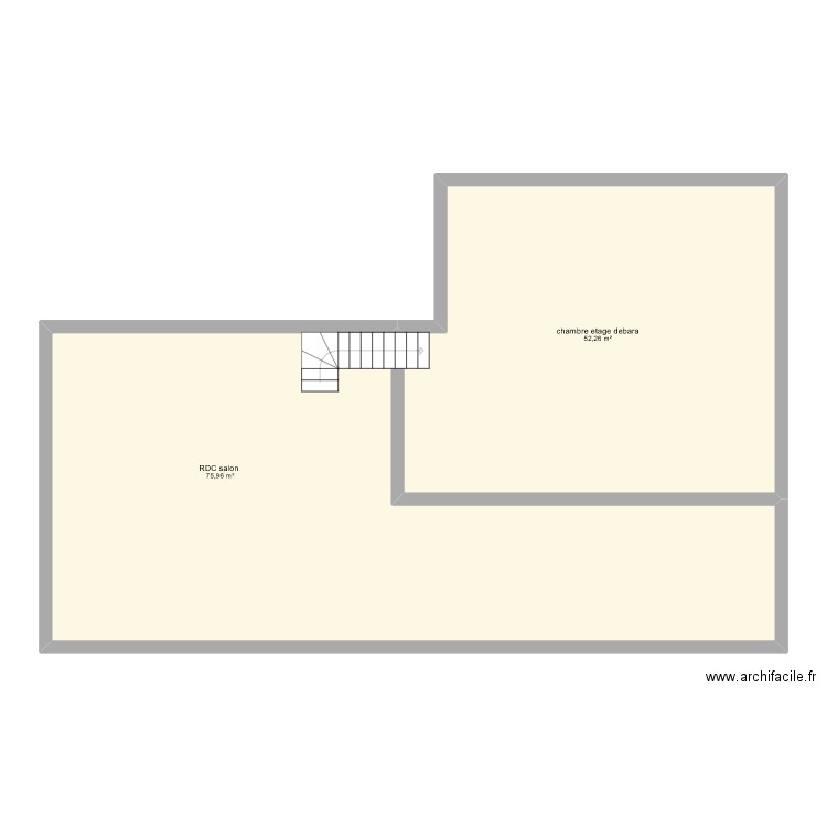 étage . Plan de 0 pièce et 0 m2