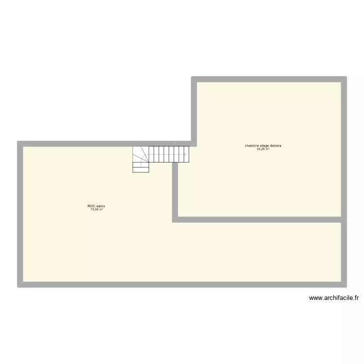 &eacute;tage . Plan de 