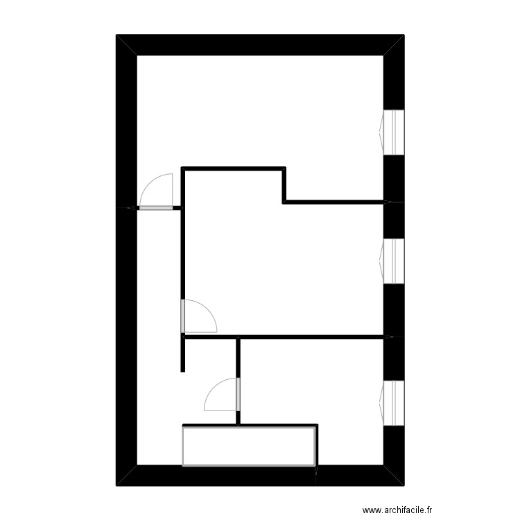 gelibert 18 bis. Plan de 8 pièces et 128 m2