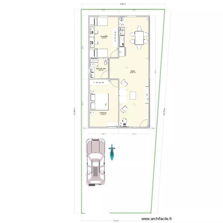 Maison Yleana v1.3. Plan de 
