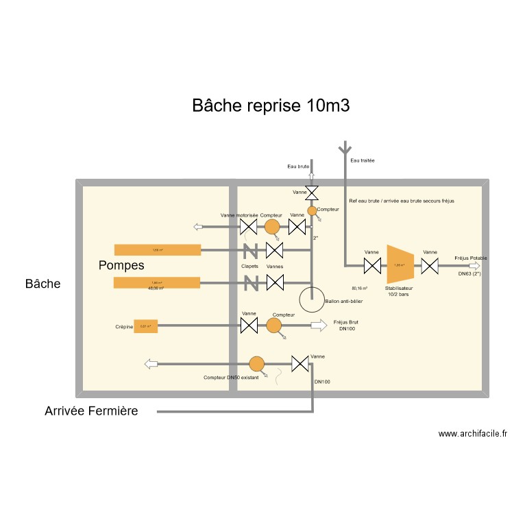 La salle les Alpes Blanchard. Plan de 0 pièce et 0 m2