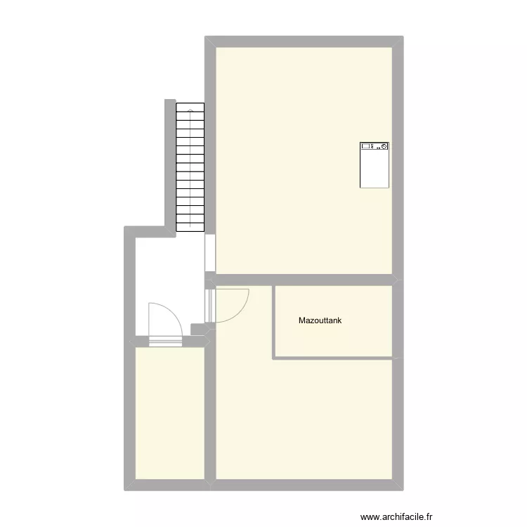 Ronse kelder Olifantenstraat 18. Plan de 