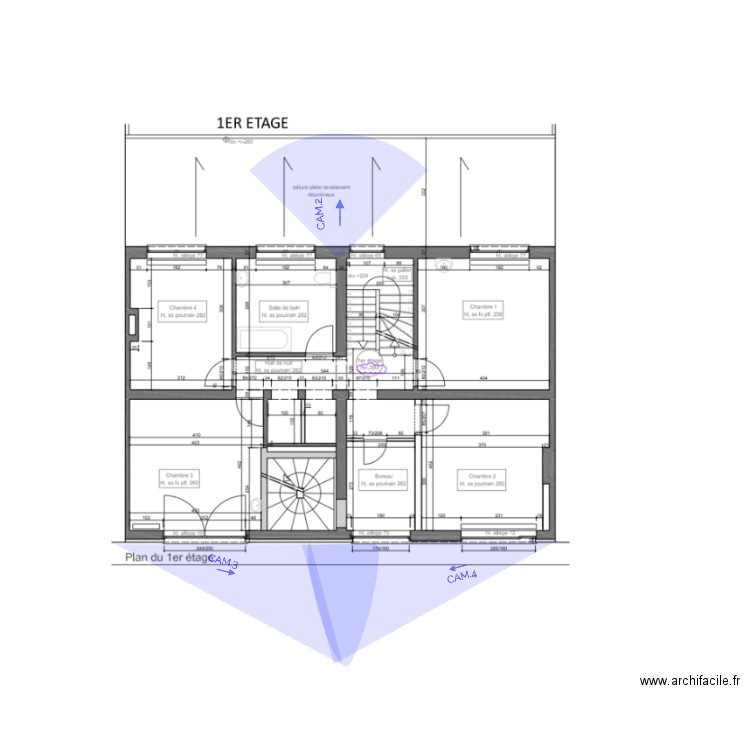 PLAN EGGERMONT VIDEO ETAGE. Plan de 0 pièce et 0 m2