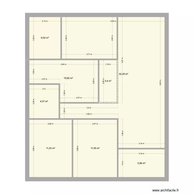 music. Plan de 8 Pièces et 96 m² music. Plan de 8 Pièces et 96 m²