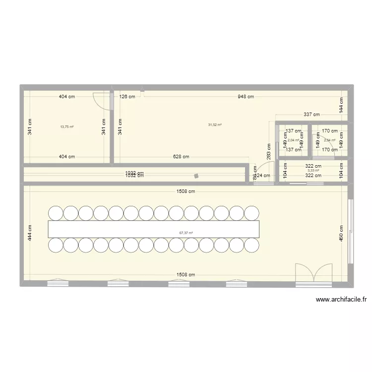 PROJET BUREAUX HLD. Plan de 