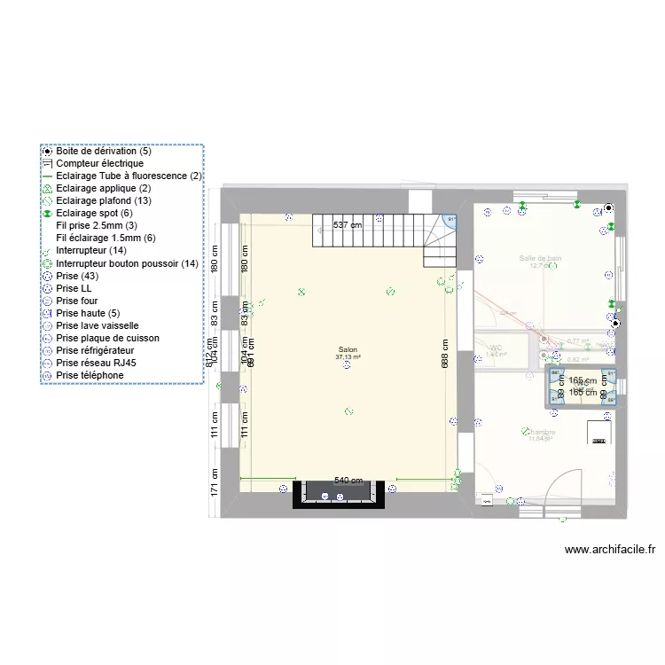 Plan &eacute;lec.. Plan de 