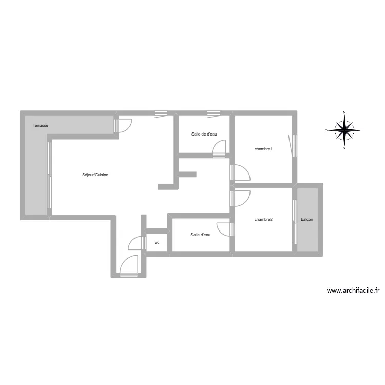 52313. Plan de 8 et 65 m² 52313. Plan de 8 et 65 m²