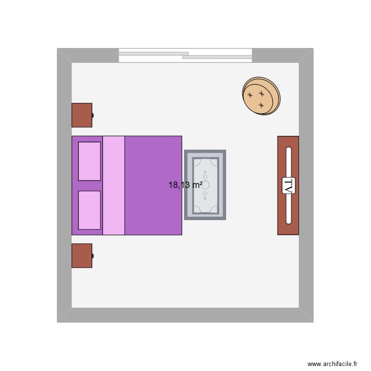 CH1. Plan de 1 pièce et 18 m2