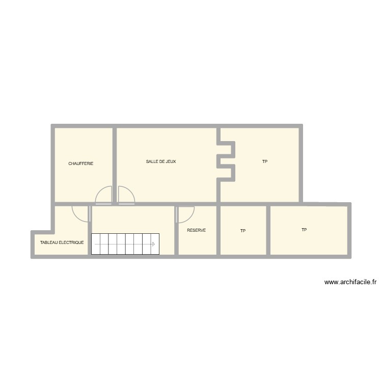 PLAN DELEPINE SOUS SOL. Plan de 0 pièce et 0 m2