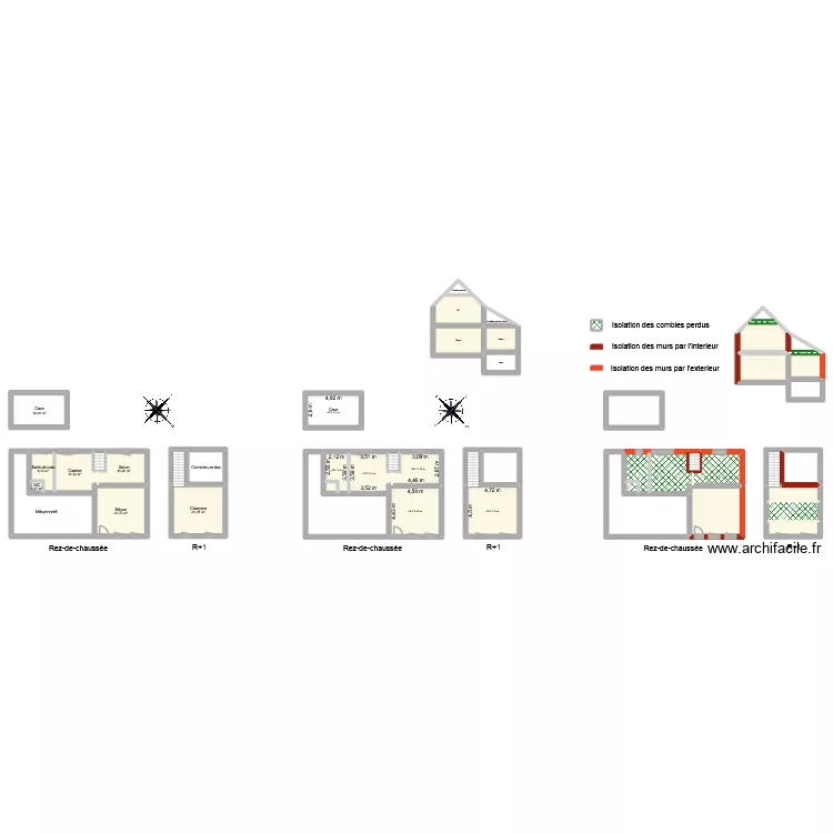 Joly Avesnois. Plan de 48  et 477 m²