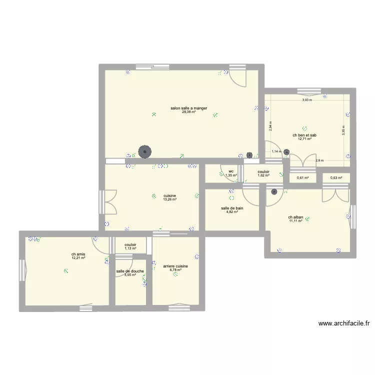 ben et sab electricite. Plan de 0 pièce et 0 m2
