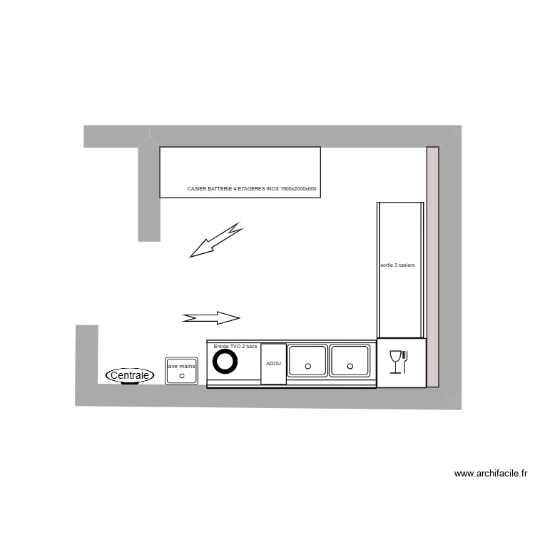 Plonge Gaylord. Plan de 