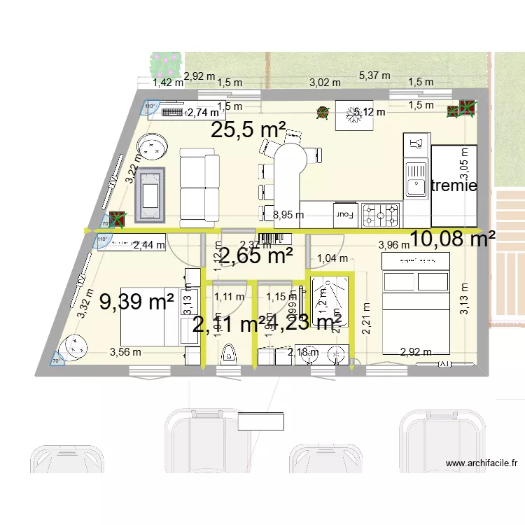 1er etage 1er essai. Plan de 1er etage 1er essai. Plan de