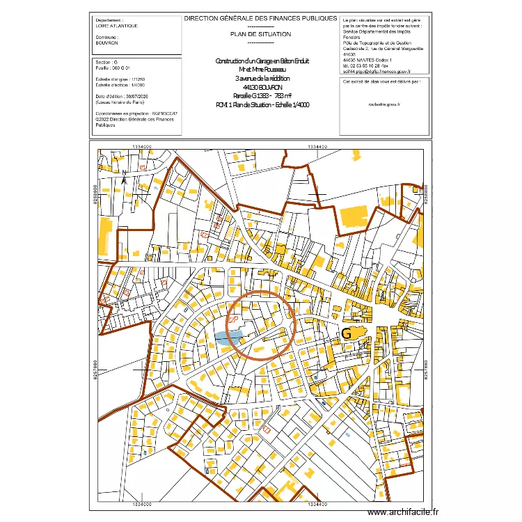 PCMI 1 -1 ROUSSEAU. Plan de PCMI 1 -1 ROUSSEAU. Plan de