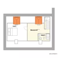 V5 - Maison Pleudihen 2ième étage