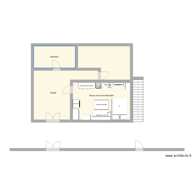 Plan grossier. Plan de 0 pièce et 0 m2